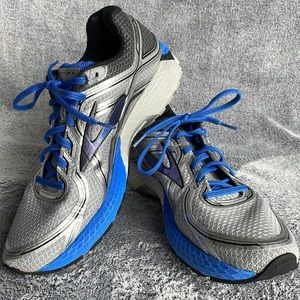 Brooks Mens GTS-16 in Grey/Blue Size 12